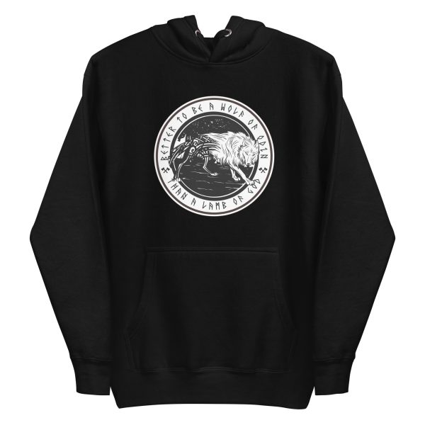 unisex-premium-pullover-hoodie-black-front-6a1985b58fd9b.jpg Wolf of Odin Hoodie