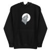 unisex-premium-pullover-hoodie-black-front-6a198749b0f23.jpg Wolf Howling Hoodie