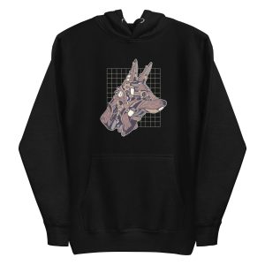 unisex-premium-pullover-hoodie-black-front-6a198c438a050.jpg Wolf Steampunk Hoodie