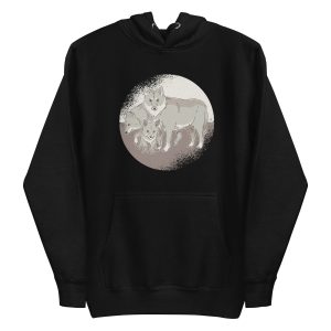 unisex-premium-pullover-hoodie-black-front-6a1a9cbb7a95f.jpg Wolf Family Hoodie