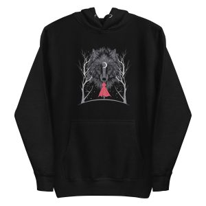 unisex-premium-pullover-hoodie-black-front-6a1ac91d1ee2c.jpg Red Hood Night Hoodie