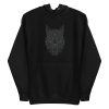 unisex-premium-pullover-hoodie-black-front-6a1aca3709e68.jpg Tribal Fox Hoodie