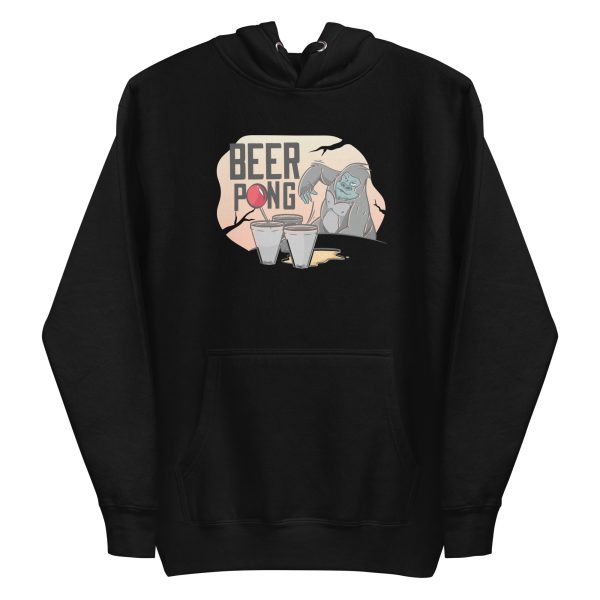 unisex-premium-pullover-hoodie-black-front-6a1ad36684979.jpg Beer Pong Gorilla Hoodie