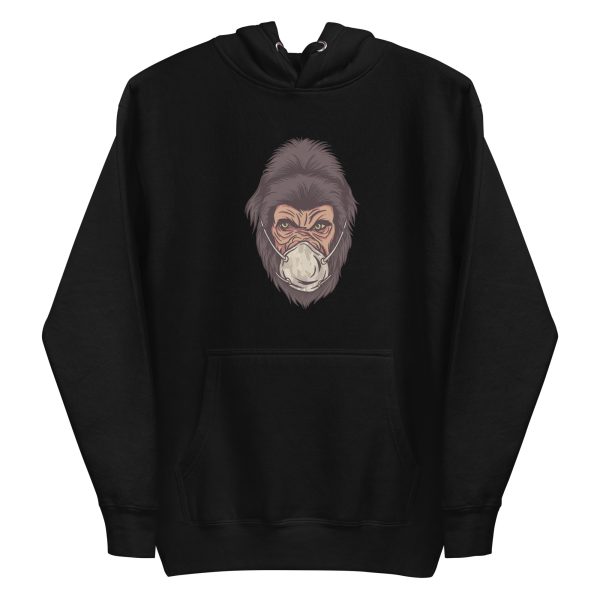 Gorilla Face Mask Hoodie