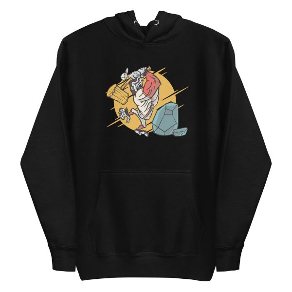 unisex-premium-pullover-hoodie-black-front-6a1ad90e39167.jpg Angry Gorilla Baseball Hoodie