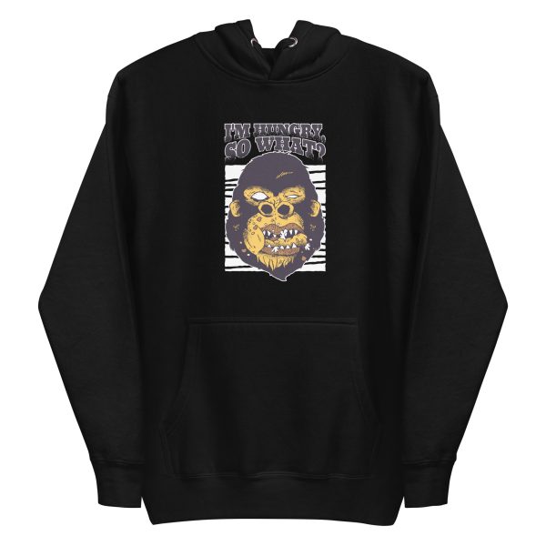 unisex-premium-pullover-hoodie-black-front-6a1aeefb306bd.jpg Gorilla Hungry Hoodie
