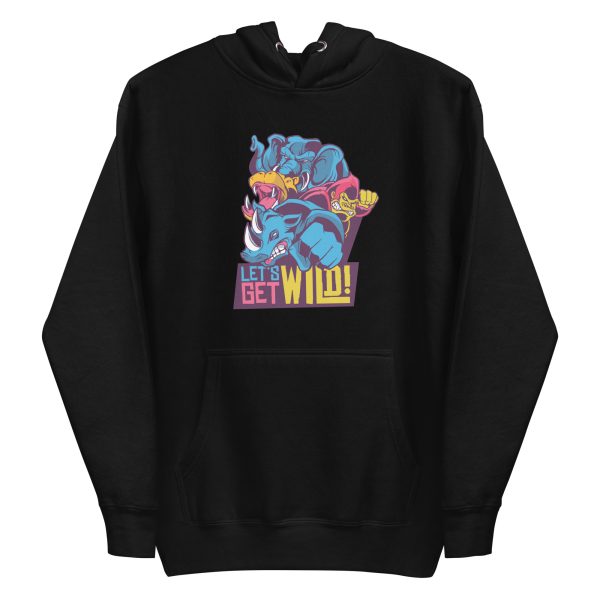 unisex-premium-pullover-hoodie-black-front-6a1af08a79fc7.jpg Wild Animals Hoodie