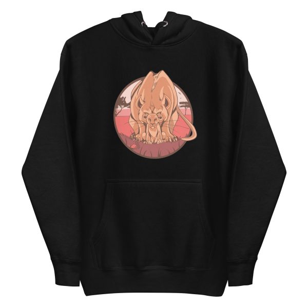 unisex-premium-pullover-hoodie-black-front-6a1afdac3586c.jpg Lioness Cub Hoodie