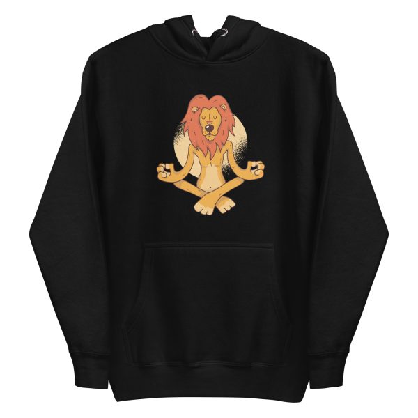 unisex-premium-pullover-hoodie-black-front-6a1b00658a6c0.jpg Yoga Lion Hoodie