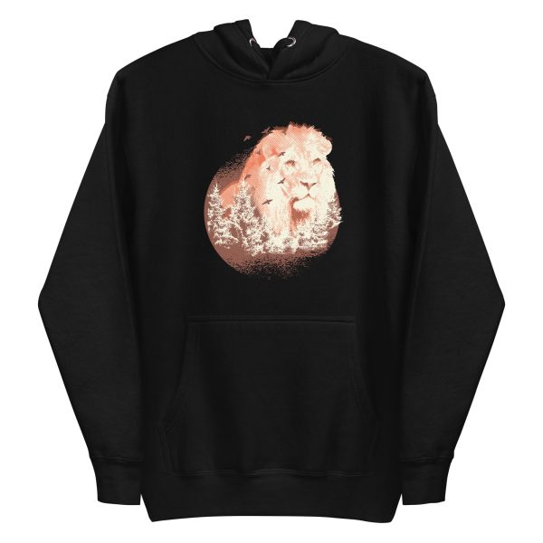 unisex-premium-pullover-hoodie-black-front-6a1b00ff35870.jpg Lion Forest Hoodie