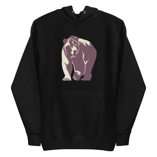 unisex-premium-pullover-hoodie-black-front-6a1be085f3d6a.jpg Bear Illustration Hoodie