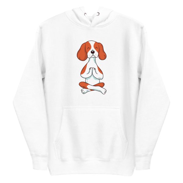 unisex-premium-pullover-hoodie-white-front-6a1581a675794.jpg Yoga Dog Hoodie