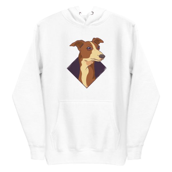 unisex-premium-pullover-hoodie-white-front-6a1593354040c.jpg Whippet Dog Hoodie