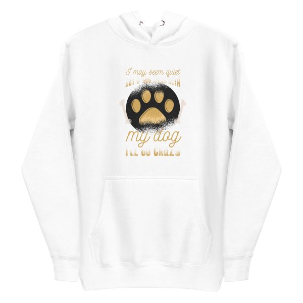 unisex-premium-pullover-hoodie-white-front-6a15ad6058c53.jpg Mess With Dog Hoodie