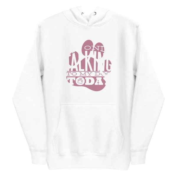 unisex-premium-pullover-hoodie-white-front-6a15affa7d48a.jpg Talk To My Dog Hoodie