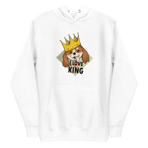 unisex-premium-pullover-hoodie-white-front-6a1653b95c97b.jpg King Dog Hoodie