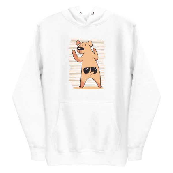 unisex-premium-pullover-hoodie-white-front-6a165d821fc03.jpg Funny Dog Tail Sunglasses Hoodie