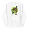 unisex-premium-pullover-hoodie-white-front-6a165f389c64f.jpg Greyhound Dog Cyborg Hoodie