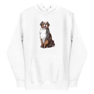 unisex-premium-pullover-hoodie-white-front-6a169088cf702.jpg Australian Shepherd Dog Hoodie