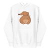 unisex-premium-pullover-hoodie-white-front-6a1691ef87890.jpg Dachshund Butt Hoodie