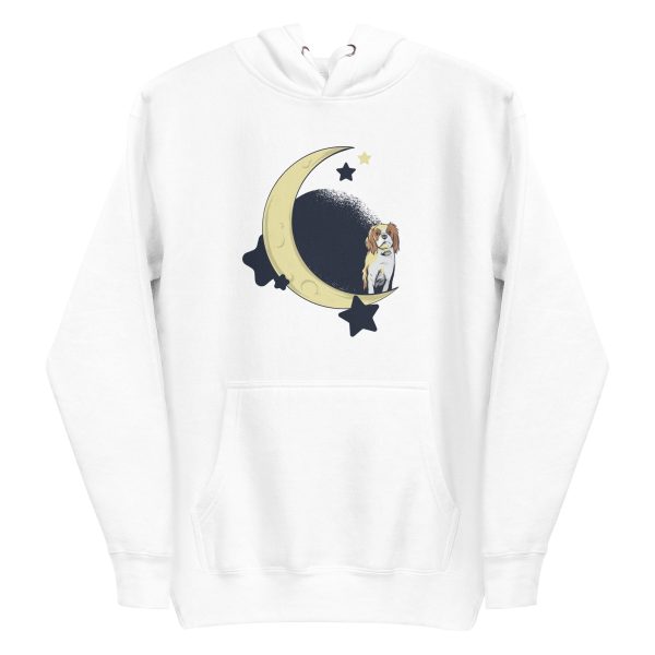 unisex-premium-pullover-hoodie-white-front-6a169268bcb41.jpg Dog On The Moon Hoodie