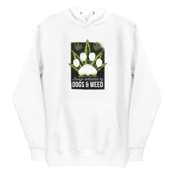 unisex-premium-pullover-hoodie-white-front-6a16c49764e75.jpg Dogs and Weed Hoodie