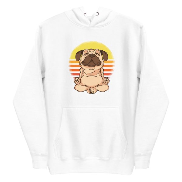unisex-premium-pullover-hoodie-white-front-6a16c54ff2d5c.jpg Pug Yoga Hoodie