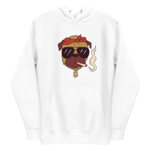 unisex-premium-pullover-hoodie-white-front-6a16c7d25245a.jpg Thug Pug Hoodie