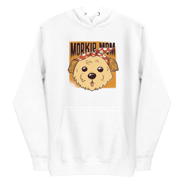 unisex-premium-pullover-hoodie-white-front-6a16c93ecf5a9.jpg Morkie Mom Hoodie