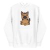 unisex-premium-pullover-hoodie-white-front-6a16cae712a9d.jpg German Shepherd Yoga Hoodie