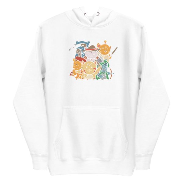 unisex-premium-pullover-hoodie-white-front-6a16d2a360eb0.jpg Dungeons and Cats Hoodie