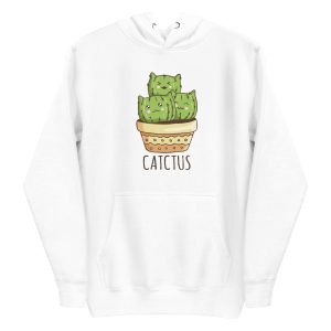 unisex-premium-pullover-hoodie-white-front-6a16d7fedbd37.jpg Cute Catctus Hoodie