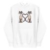 unisex-premium-pullover-hoodie-white-front-6a16da3527cba.jpg Siamese Cats Heart Hoodie