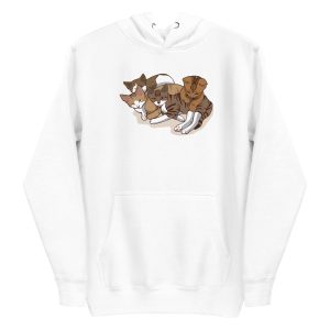unisex-premium-pullover-hoodie-white-front-6a16dbcfcbc64.jpg Cute Kitties Hoodie
