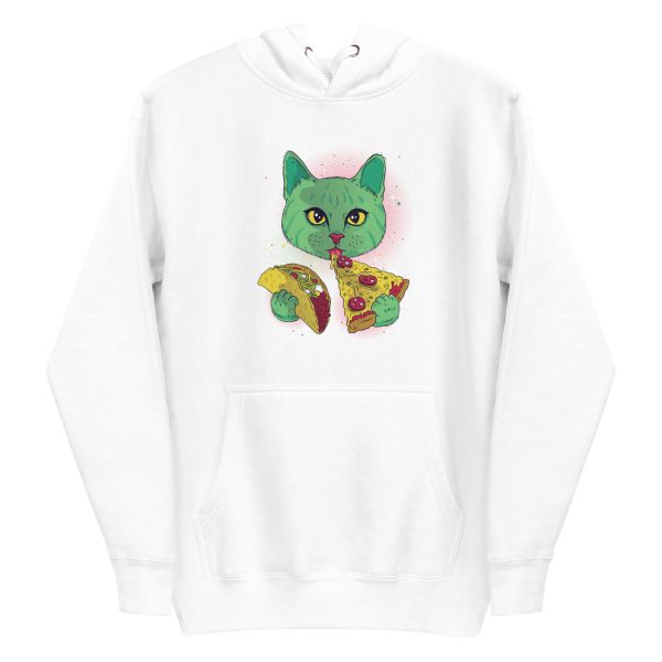 unisex-premium-pullover-hoodie-white-front-6a16e715a9788.jpg Cosmic Cat Hoodie