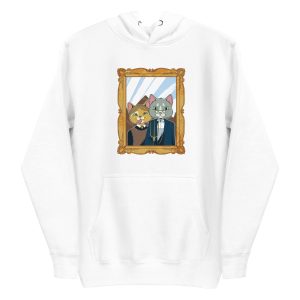 unisex-premium-pullover-hoodie-white-front-6a16eead48df2.jpg Farmer Cats Hoodie