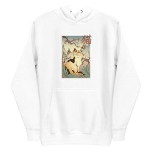 unisex-premium-pullover-hoodie-white-front-6a16f363dcd50.jpg Edo Cat Hoodie