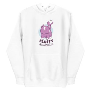 unisex-premium-pullover-hoodie-white-front-6a16fc3072d7c.jpg Fluffy Cat Hoodie