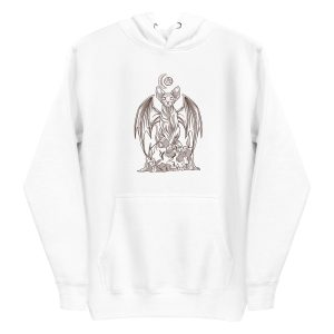 unisex-premium-pullover-hoodie-white-front-6a179cd452d02.jpg Evil Cat Hoodie