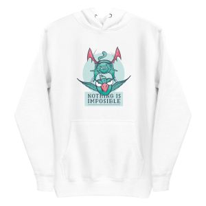 unisex-premium-pullover-hoodie-white-front-6a179d778fbf6.jpg Nothing Is Impossible Hoodie