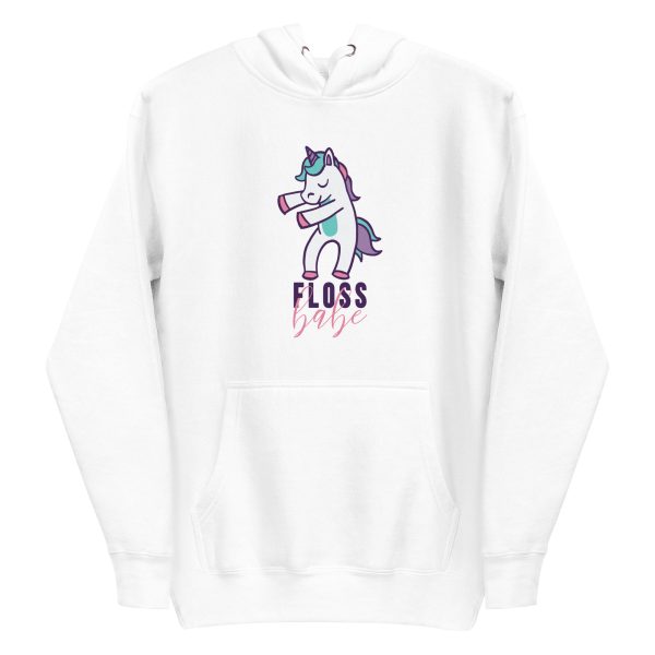 unisex-premium-pullover-hoodie-white-front-6a17aa2ce730f.jpg Floss Unicorn Hoodie