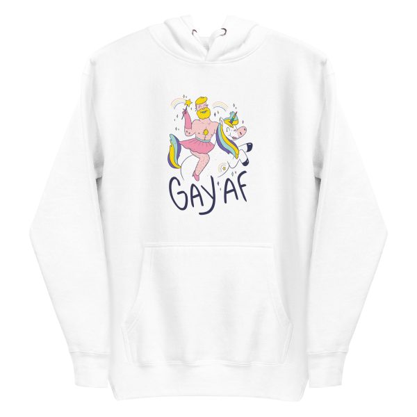 unisex-premium-pullover-hoodie-white-front-6a17b3833f41c.jpg Gay AF Hoodie