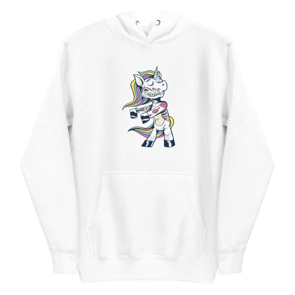 unisex-premium-pullover-hoodie-white-front-6a17dc038b461.jpg Zombie Unicorn Floss Hoodie