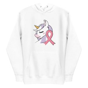 unisex-premium-pullover-hoodie-white-front-6a17e584d3c60.jpg Unicorn Breast Cancer Hoodie