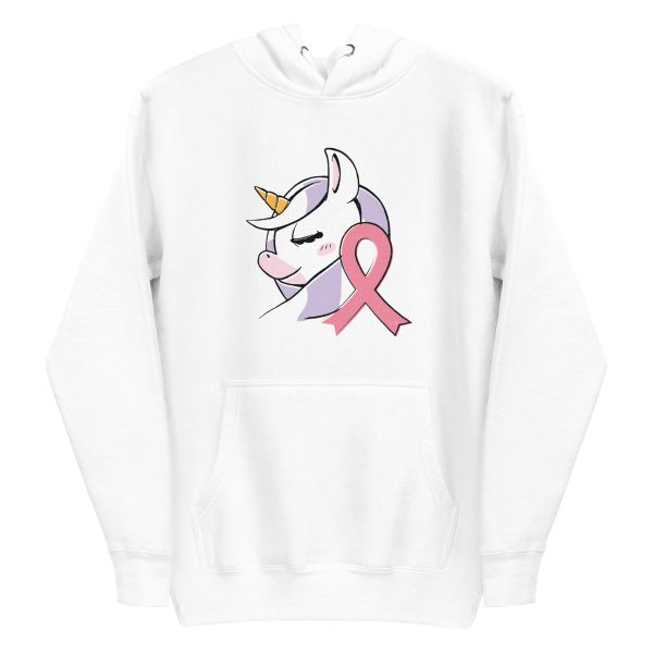 unisex-premium-pullover-hoodie-white-front-6a17e584d3c60.jpg Unicorn Breast Cancer Hoodie