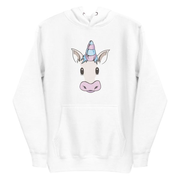 Unicorn Face Hoodie