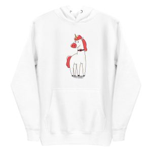 unisex-premium-pullover-hoodie-white-front-6a17ed5b5a300.jpg Unicorn Trach Tube Hoodie