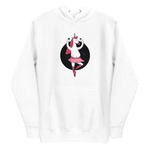 unisex-premium-pullover-hoodie-white-front-6a17fdb59a680.jpg Ballet Unicorn Hoodie