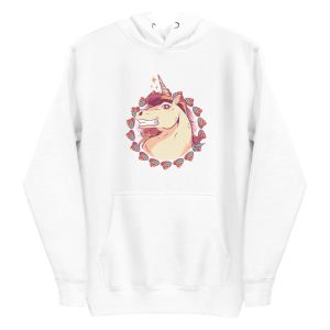 unisex-premium-pullover-hoodie-white-front-6a17fe4d060e2.jpg Unicorn Mullet Hoodie
