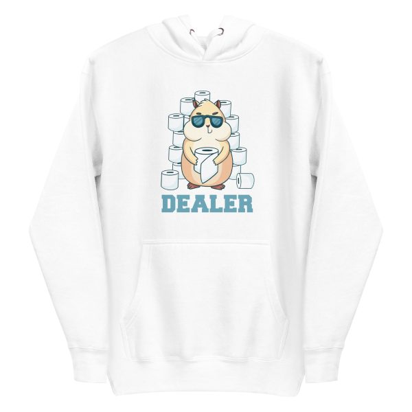 unisex-premium-pullover-hoodie-white-front-6a181873af238.jpg Hamster Toilet Paper Dealer Hoodie